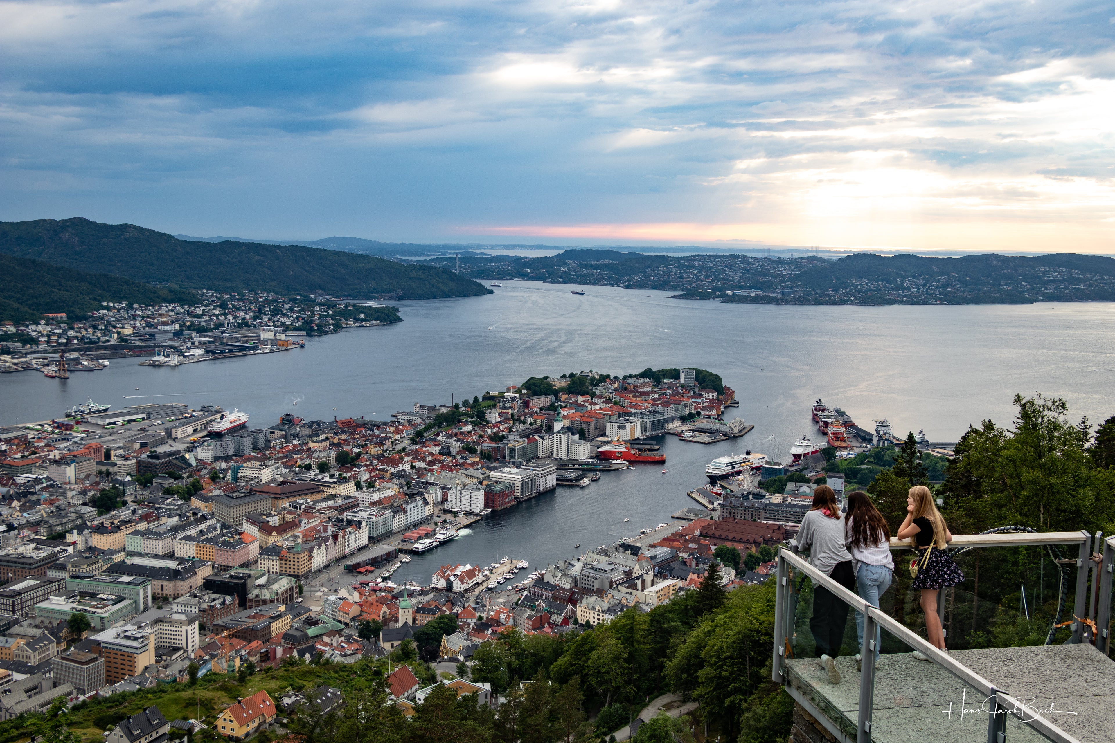 Bybilde - Bergen - Fløyen